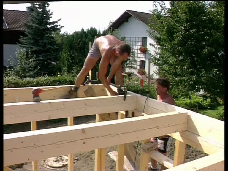 Deckenbalken Waende Obergeschoss