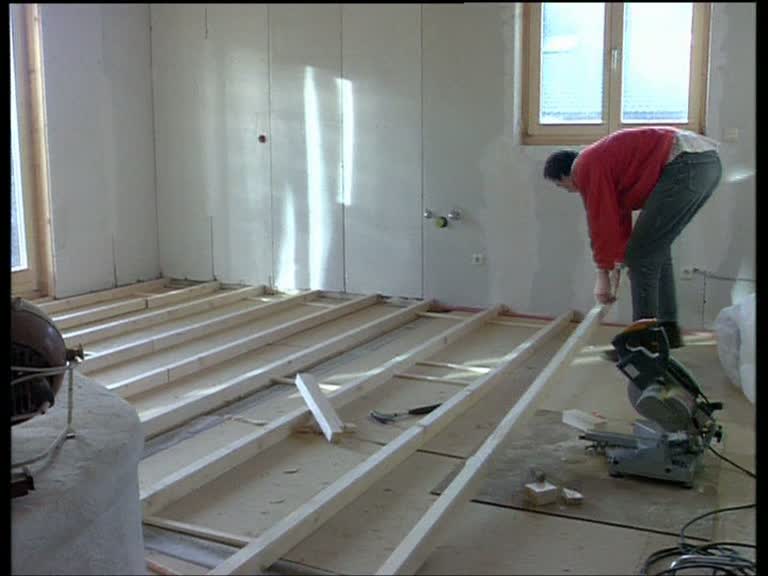 Fussboden PE-Folie Perlite