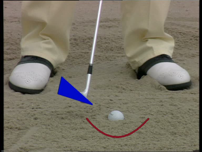 kurzes Spiel Sandbunker Spiegelei Schlagerkopf
