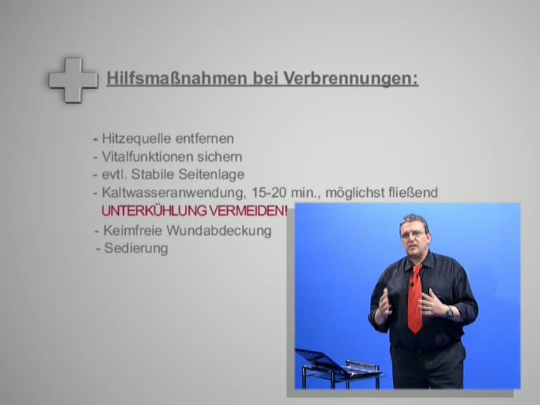 verbrennungen hilfsmassnahmen 