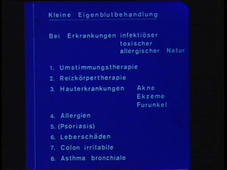 kleine eigenblutbehandlung indikationen